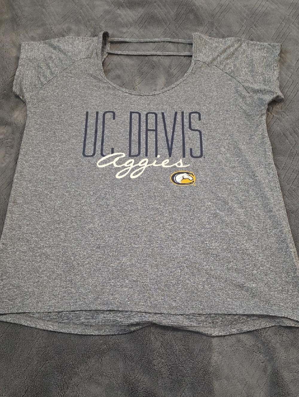 Rivalry Threads UC Davis Aggies Gray Short Sleeve Tee